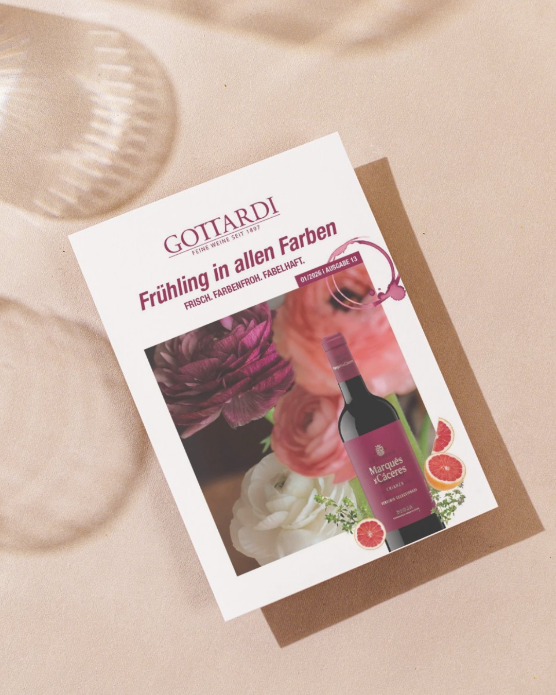Der Frühling kommt – und wir feiern ihn in allen Farben 🌸🍷 Unsere neue Magazin-Ausgabe ist da und steckt voller ausgewählter Empfehlungen für die schönste Zeit des Jahres. Jetzt reinschauen und inspirieren lassen. 🌿 

#weinliebe #gottardi #gottardifeineweine