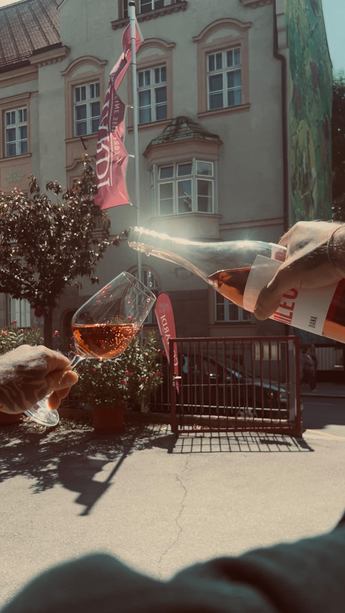 30°C draußen. Perfekt gekühlt bei uns. 🌡️🍷 Euer Sommer-Rosé wartet in der Vinothek.