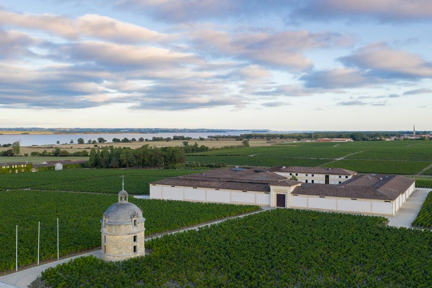 Château Latour von oben