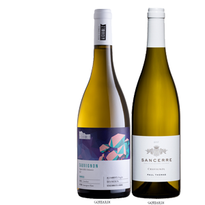 Eine Flasche Sambuco von Aichholz, eine Flasche Sancerre von Paul Thomas