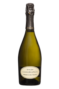 Eine Flasche Casa Bianca Prosecco